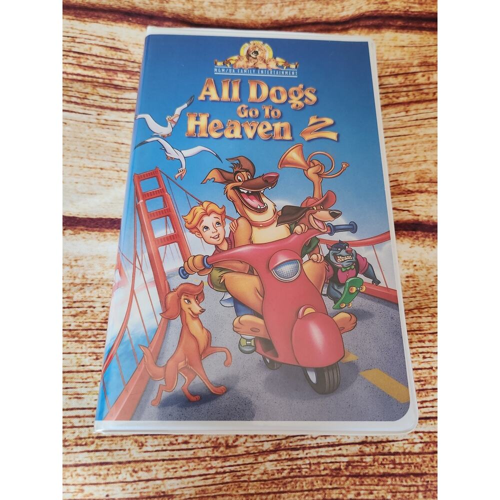 All Dogs Go to‎ Heaven 2 VHS Video Tape (1996, Clamshell, Family Entertainment)